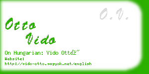 otto vido business card